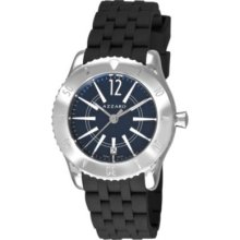 Azzaro Men s Coastline Swiss Made Quartz Rubber Strap Watch BL