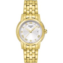 Ballade lll Women's Quartz Watch - Silver Dial with Gold Tone Stainless Steel Bracelet