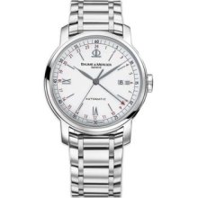 Baume & Mercier Men s Swiss Made Automatic GMT Stainless Steel Bracelet Watch