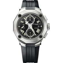 Baume & Mercier Men's Riviera Black Dial Watch MOA08755
