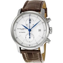 Baume and Mercier Classima Executives Steel XL Mens Watch 8692