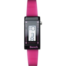 BC0395PK Bench Ladies LCD Pink Strap Watch