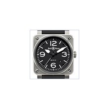 Bell & Ross Aviation BR 03-92 Steel Mens Watch BR0392-BL-ST