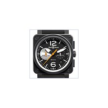 Bell & Ross Aviation BR 03-94 Black & White Mens Watch BR0394-BW