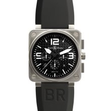 Bell & Ross Men's Aviation BR01 Black Dial Watch BR01â€94â€Titanium