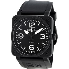 Bell and Ross Carbon Mens Automatic Watch BR0392-BL-CA
