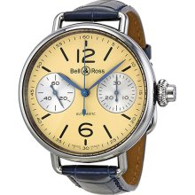 Bell and Ross Monopusher Chronograph Mens Watch RBRWW1-MONO-IVO