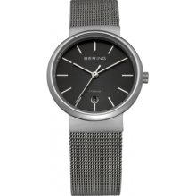 Bering Time 11029-077 Ladies Grey Mesh Watch Rrp Â£139