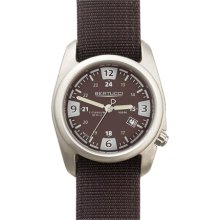 Bertucci A-2T Quad Mens Titanium Watch - Field Brown Nylon Strap - Toscano Brown Dial - 12707