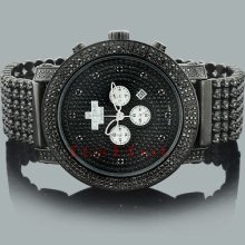 Black Diamond Watches: ICE TIME Crown Mens Watch 14ct