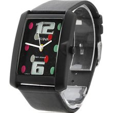 Black Men's Leather Analog Quartz Wrist Watch 2354