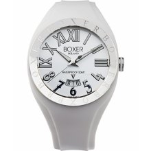 Boxer Milano Men's Roman Numerals Luminous White Extra Soft Rubbe ...