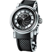 Breguet Watches Marine Black Dial Rubber Men's Automatic Black Rubber