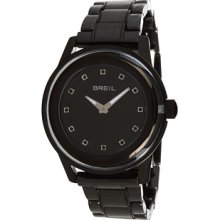 Breil Watch, Womens Orchestra Black Ceramic Bracelet TW1012