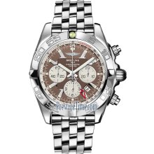 Breitling Chronomat GMT Chronograph Automatic Brown Dial Mens Watch AB041012-Q586