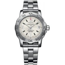 Breitling Colt 33 Silver Dial Stainless Steel Ladies Watch A7738711-G744SS