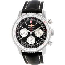 Breitling Navitimer Automatic Chronograph Black Dial Mens Watch AB012012-BB01BK