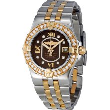 Breitling Starliner Black Diamond Dial Two-tone Ladies Watch C7134053-B926TT