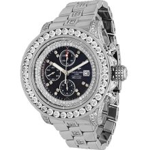 Breitling Super Avenger Mens Custom Diamond Watch 16.50 Ctw