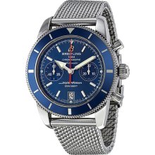 Breitling Superocean Heritage Chronographe 44 Automatic Blue Dial Mens Watch A2337016-C856