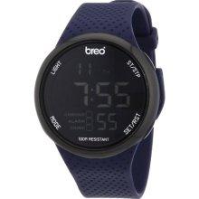 Breo Trak Unisex Digital Watch With Lcd Dial Chronograph Display And Navy Plastic Strap B-Ti-Trk47