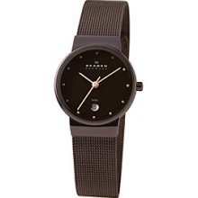 Brown Skagen Brown Steel Mesh Watch - Jewelry