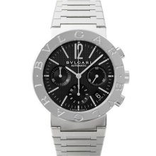 Bulgari Bulgari 38mm Chronograph Steel Watch BB38BSSDCH/N