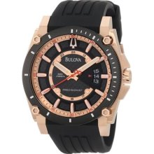 Bulova Men's Champlain Precisionist Black Carbon Fiber Dial Watch ...