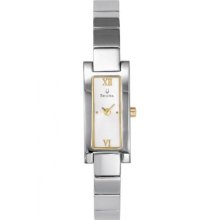 Bulova Women's 98T79 Gold-Tone Accent Bracelet Watch
