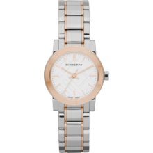 Burberry Two-Tone Stainless Steel Link Bracelet Watch - Silver-Rose Gold