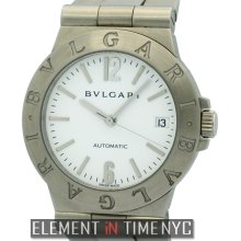 Bvlgari Diagono Stainless Steel 36mm White Dial