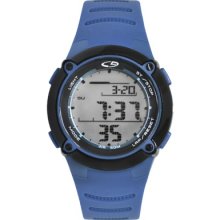 C9 by Champion Men's Plastic Strap Digital Watch - Blue/Black