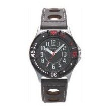 Cannibal Active Black Dial & Leather Strap Children's Watch Cj217-06