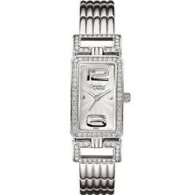 Caravelle By Bulova Womenâ€™s Stainless Steel Crystal Accent Watch 43l005
