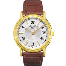 Carson Ladies Silver Automatic Yellow Gold Watch T71346833