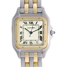 Cartier Men's Panther Steel & Gold Watch