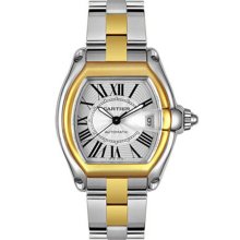 Cartier Men's Roadster Silver Dial Watch W62031Y4