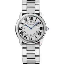 Cartier Men's Ronde Solo White Dial Watch W6701005
