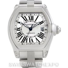 Cartier Roadster Mens X-Large GMT Watch W62032X6