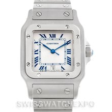 Cartier Santos Galbee Mens Quartz Steel Watch W20060D6