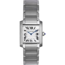 Cartier Tank Francaise Midsize Steel Quartz Watch W51011Q3