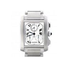 Cartier Tank Francaise W51001Q3 Chronoflex Mens Watch
