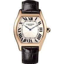 Cartier Tortue 18kt Rose Gold XL Mens Watch W1546051