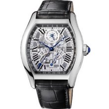 Cartier Tortue Perpetual Calendar White Gold Watch W1580048