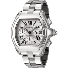 Cartier Watches Men's Roadster Automatic Chronograph Stainless Steel