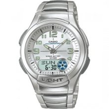 Casio Analog Digital World Time Chronograph Watch AQ-180WD-7B AQ-180WD