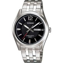 Casio Analog Watch Date Day Mtp-1335d-1a Quartz Gents 50m Water Mtp-1335