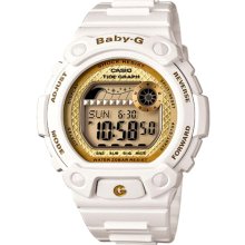 Casio Baby-G BLX-100-7B Chrono White Resin Women's Watch