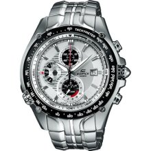 Casio Edifice Chronograph 100m Mens Watch Ef-543d -7a (white)
