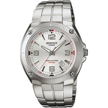 Casio Ef126d-7av Men's Edifice Stainless Steel 10 Year Battery 100m Sports Watch